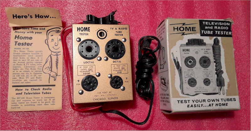 HOME Tube Tester in Original Box