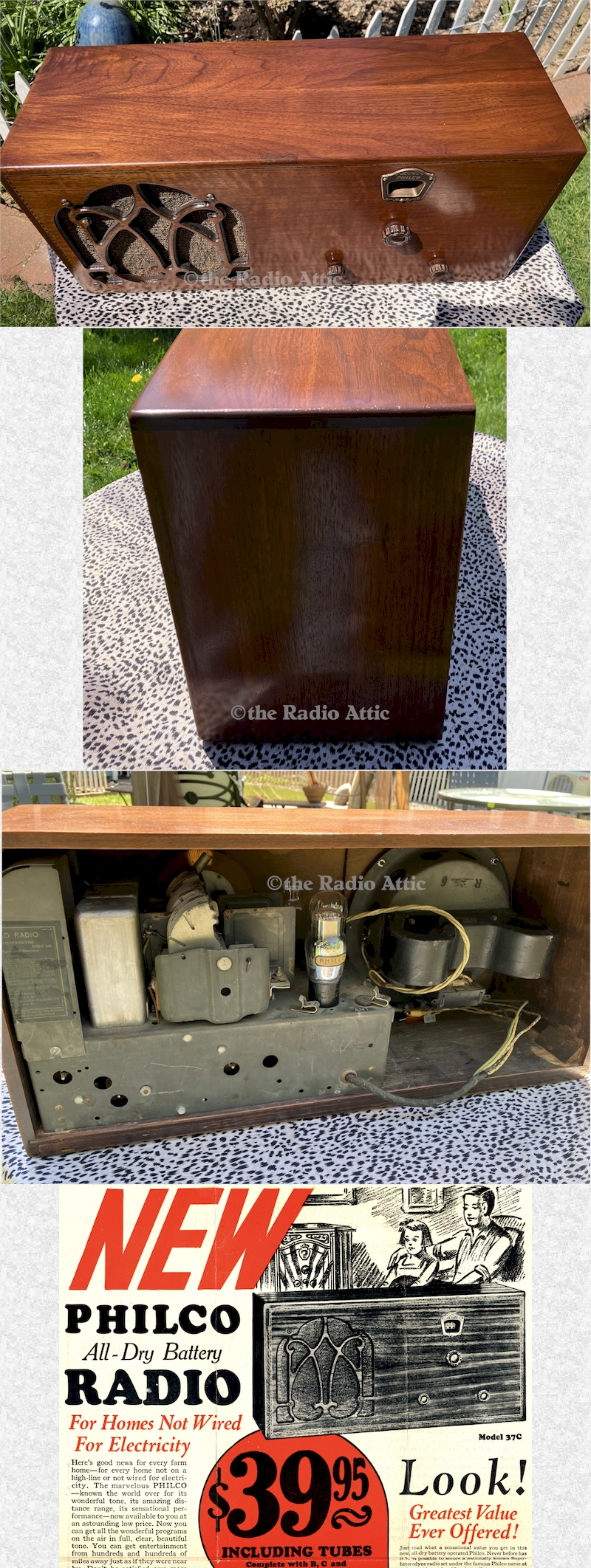 Philco 37C Farm Radio (1932)