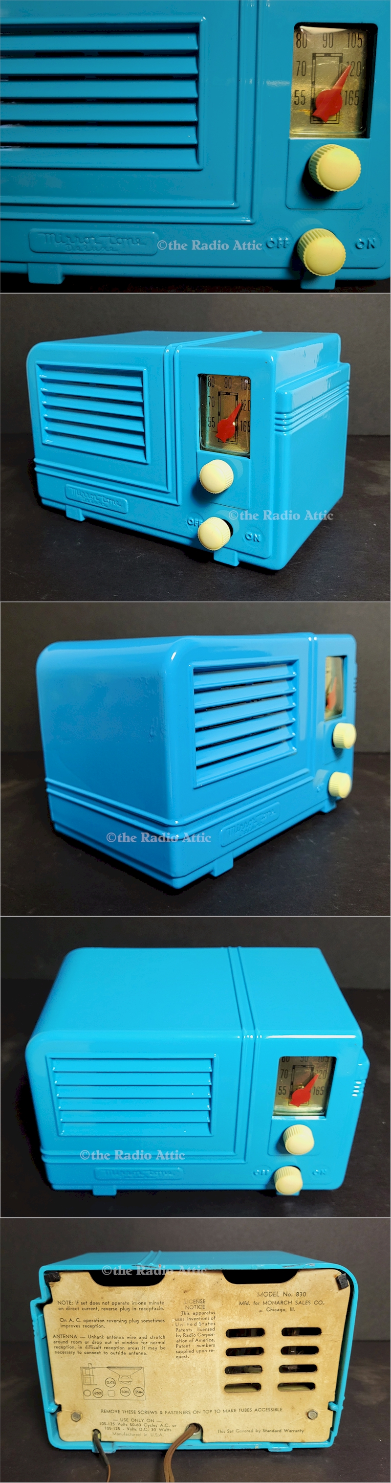 Mirror-Tone Deluxe 830 (1950)