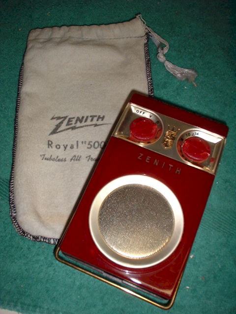 Zenith Handwired Translucent Transistor Radio