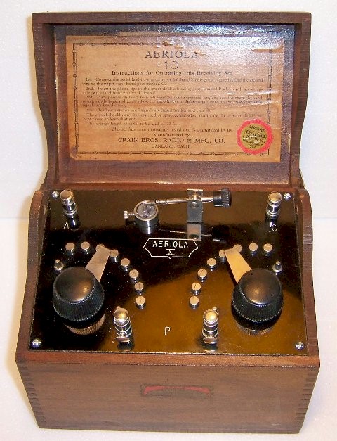 Aeriola 10 Crystal Set (1924)