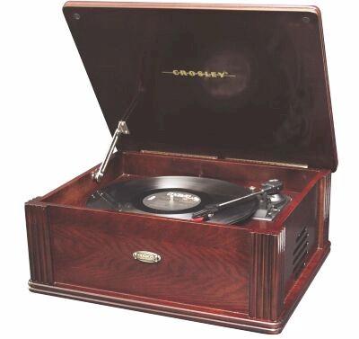 Crosley CR47 1940s Era 3-Speed Turntable