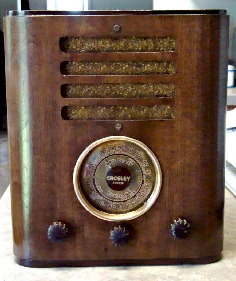 Crosley Fiver "Mirror Dial" Tombstone (1937)