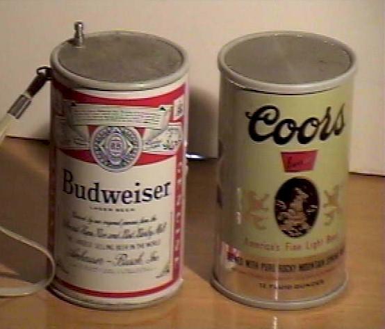 Beer Can Novelty Radios