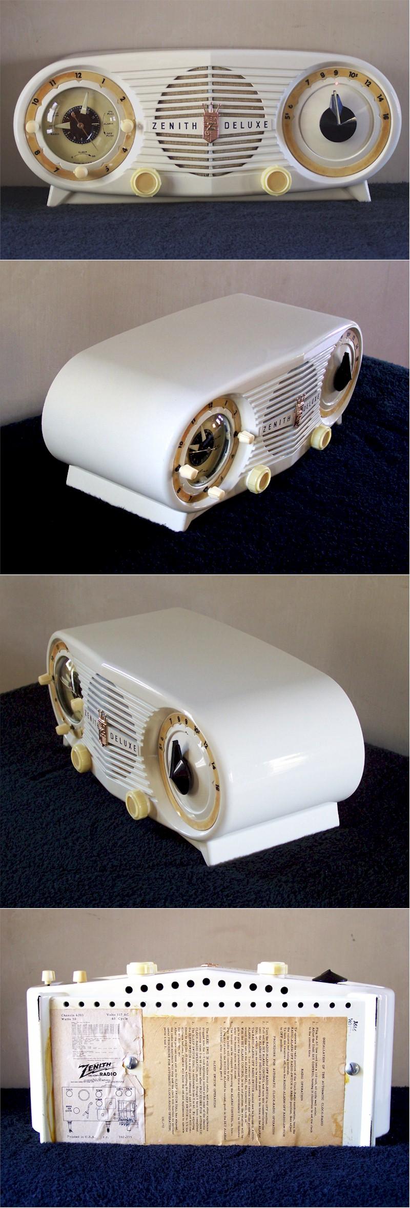 Zenith J-616 Clock Radio (1952)