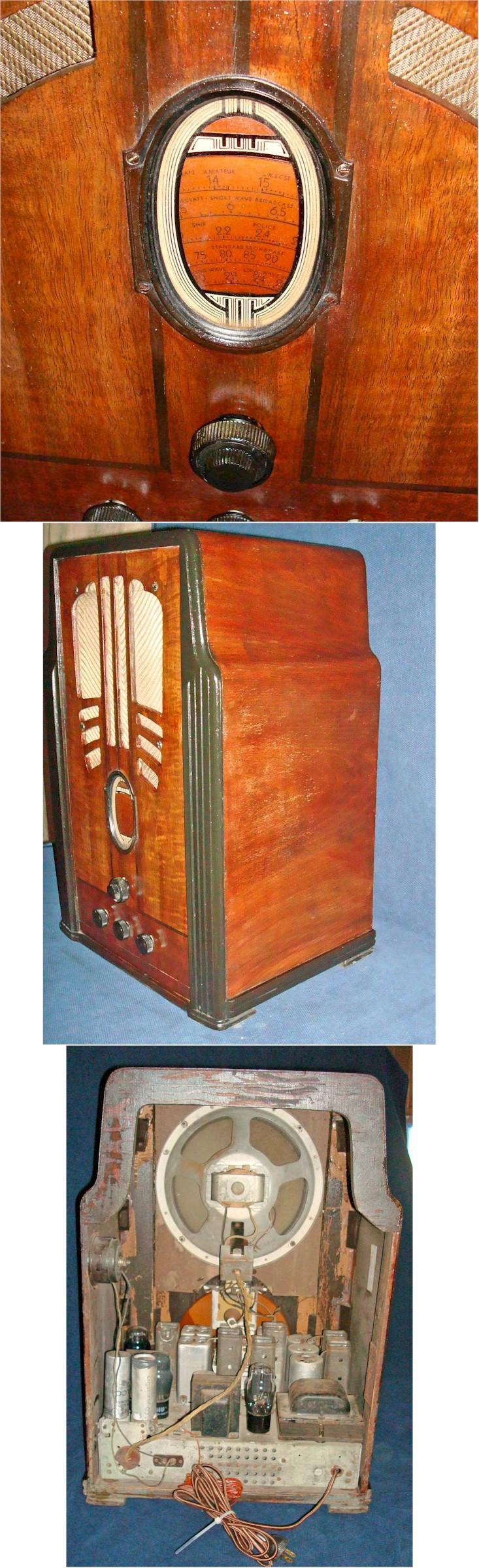 Philco Radio 116B Tombstone (1937)