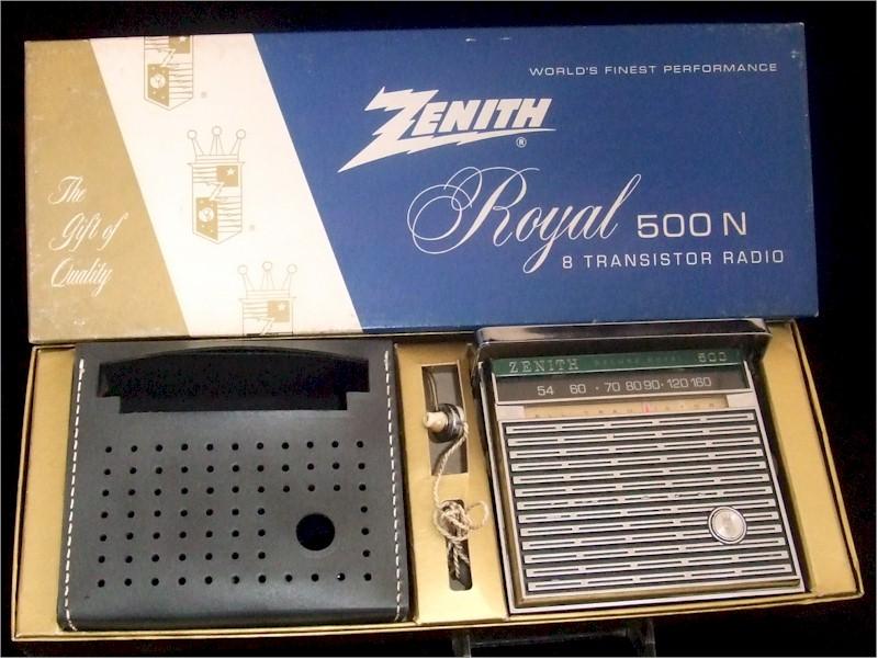 Zenith Royal 500N Boxed Set (1965)