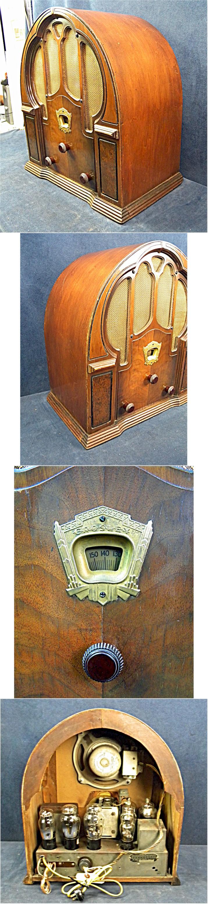 Crosley "Dual Eight" Cathedral 1933)