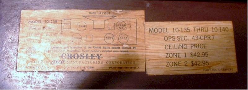 Crosley 10-138 "Dashboard" (1950)