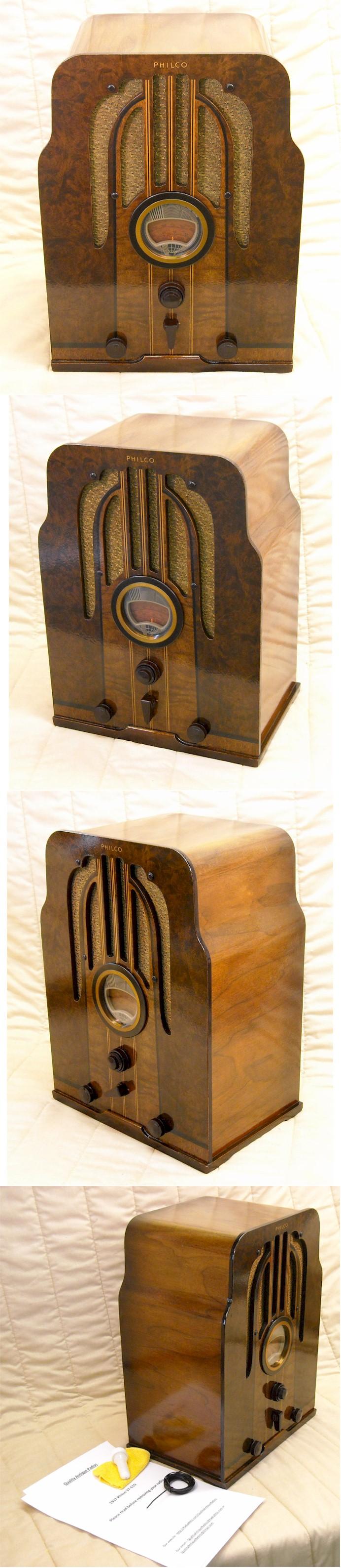 Philco 37-610 Tombstone (1937)