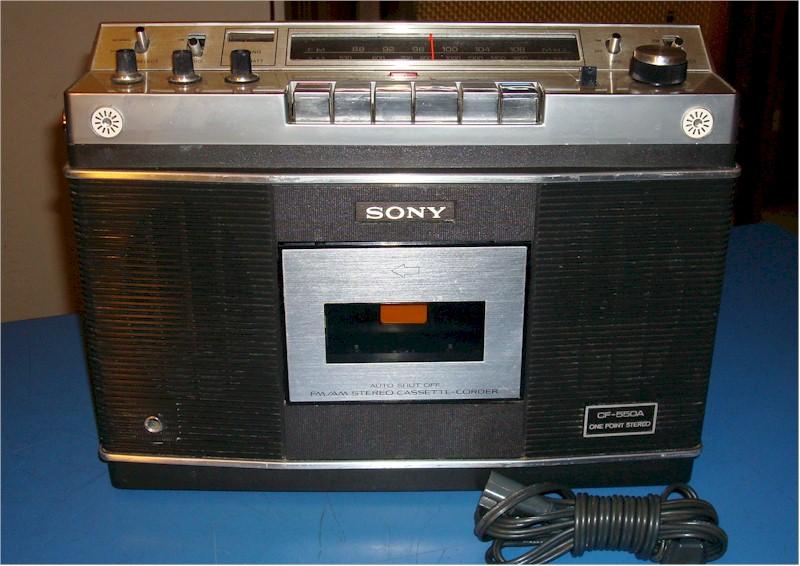 Sony CF-550A AM/FM/Cassette