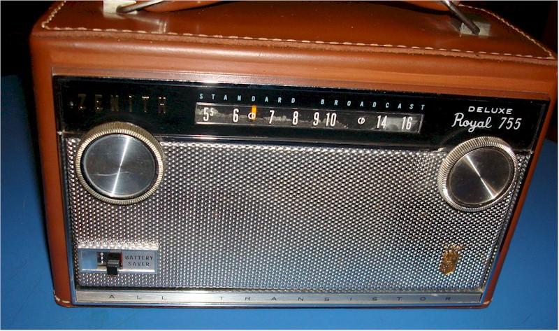 Zenith Royal 755 Portable Transistor