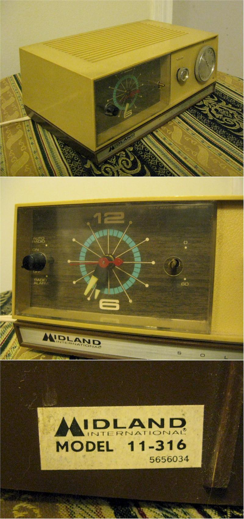 Midland International Clock Radio