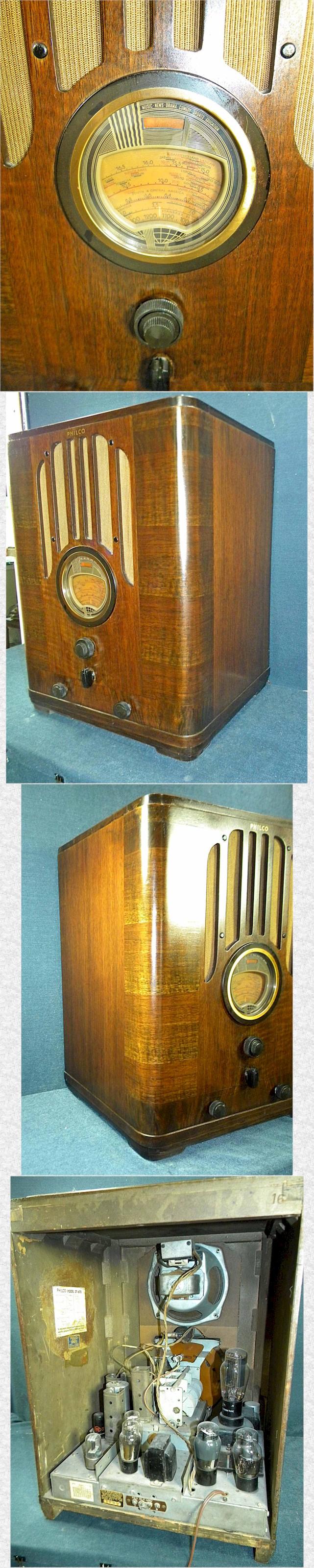 Philco 37-670B Tombstone (1937)