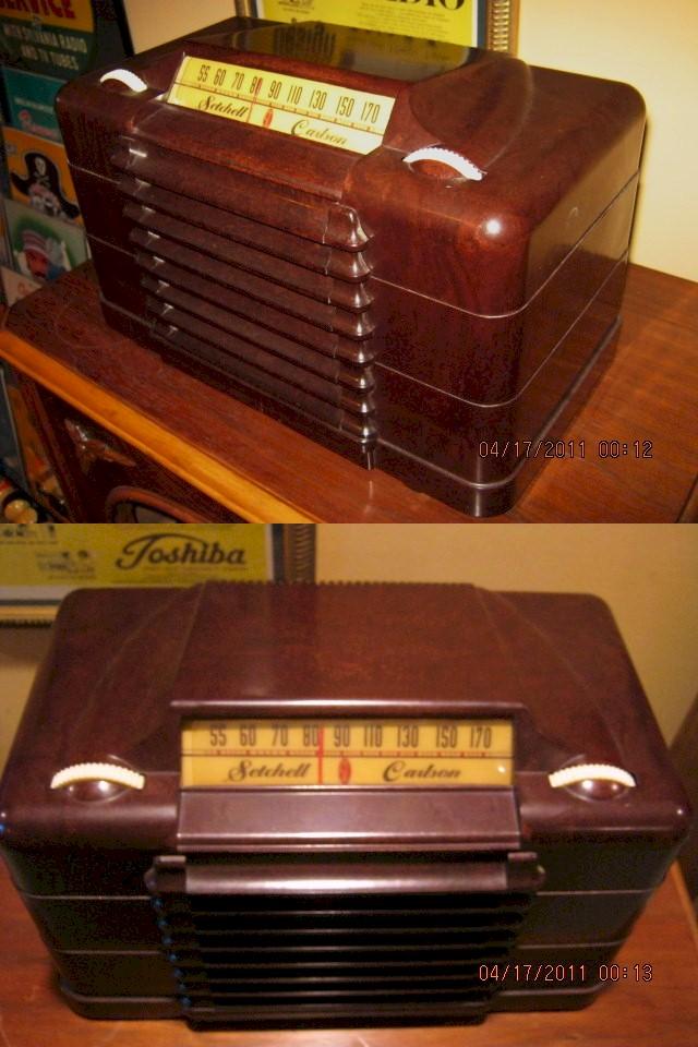 Setchell-Carlson "Frog-Eye" Radio