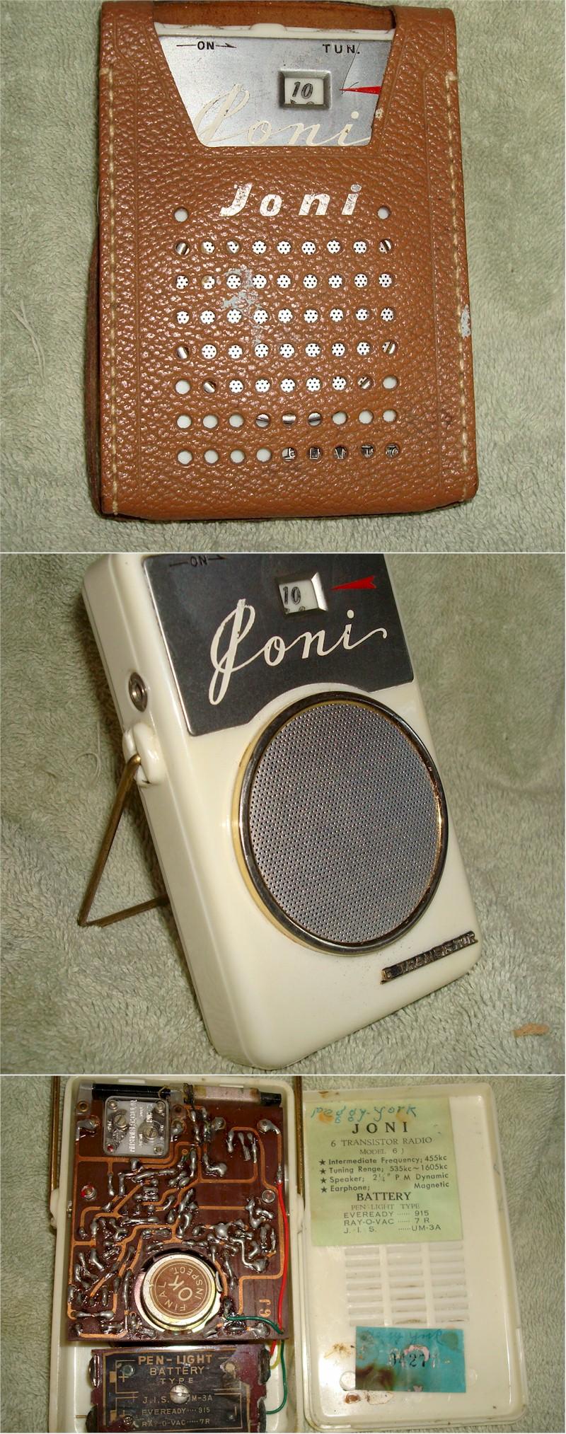 Joni 6J Pocket Transistor (Early 60s)