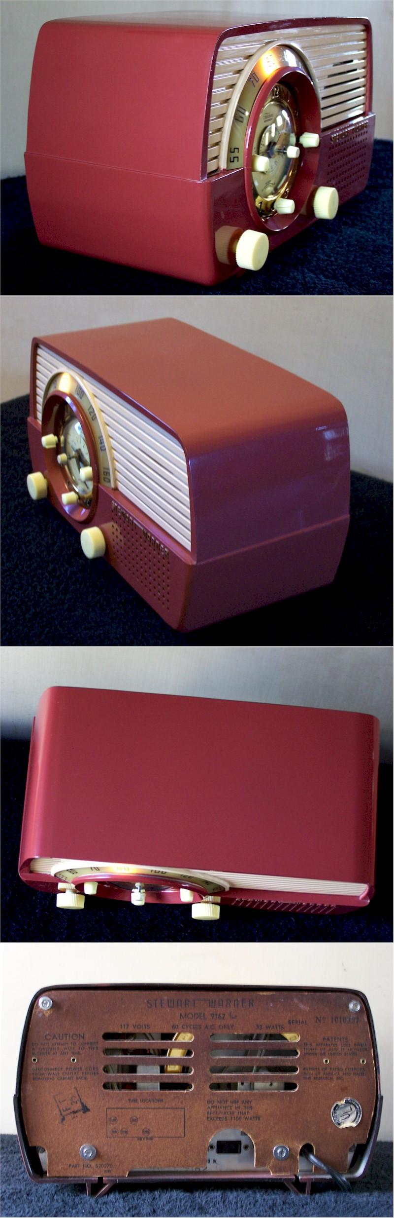 Stewart-Warner 9162-C Clock Radio (1952)