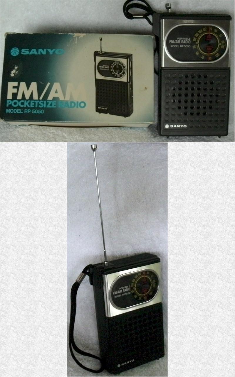 Sanyo RP-5050 AM/FM Pocket Transistor (late 70s)