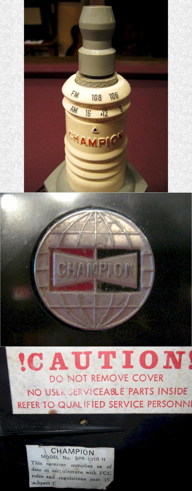 Champion SPR-1010H Spark Plug Radio