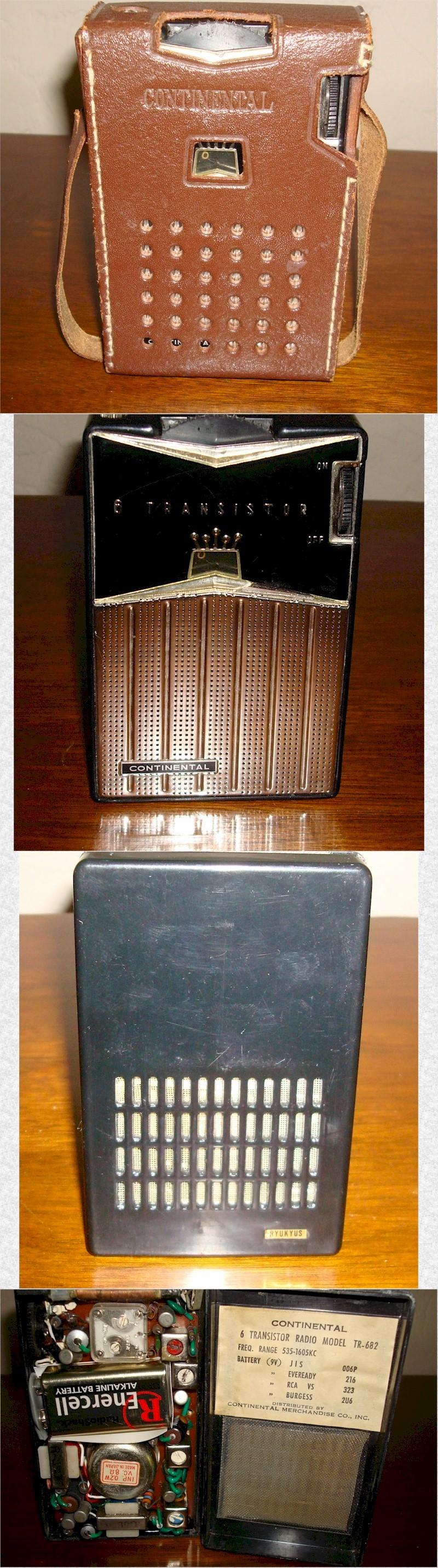 Continental TR682 Pocket Transistor (1962)