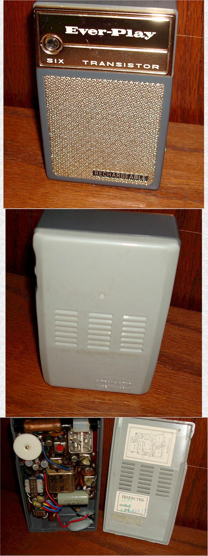 Everplay Rechargeable Transistor (1963)