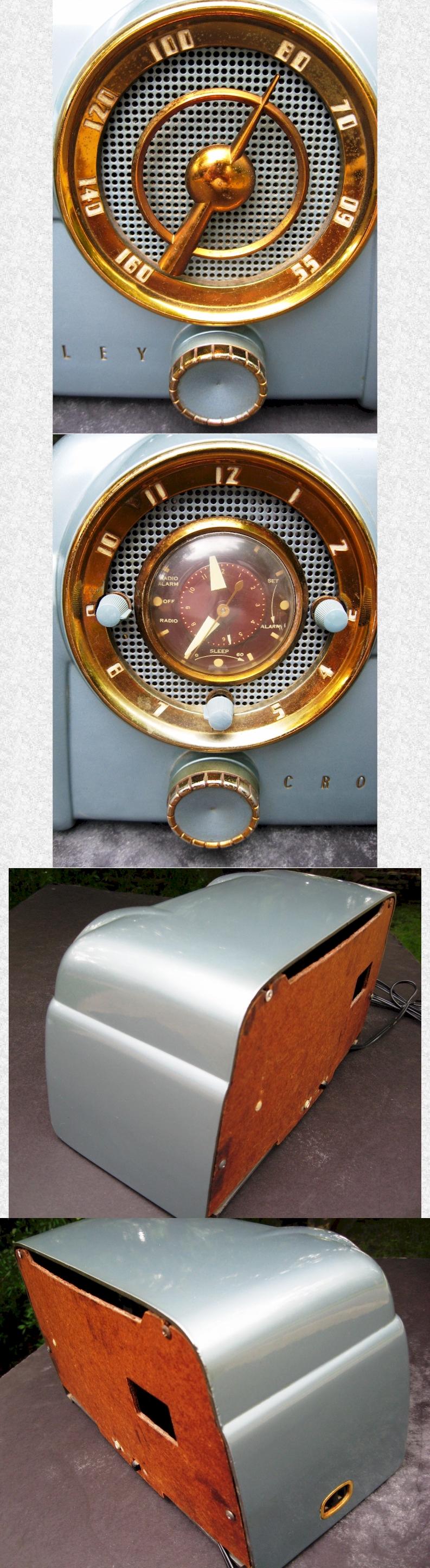 Crosley D-25-BE Clock Radio (1953)