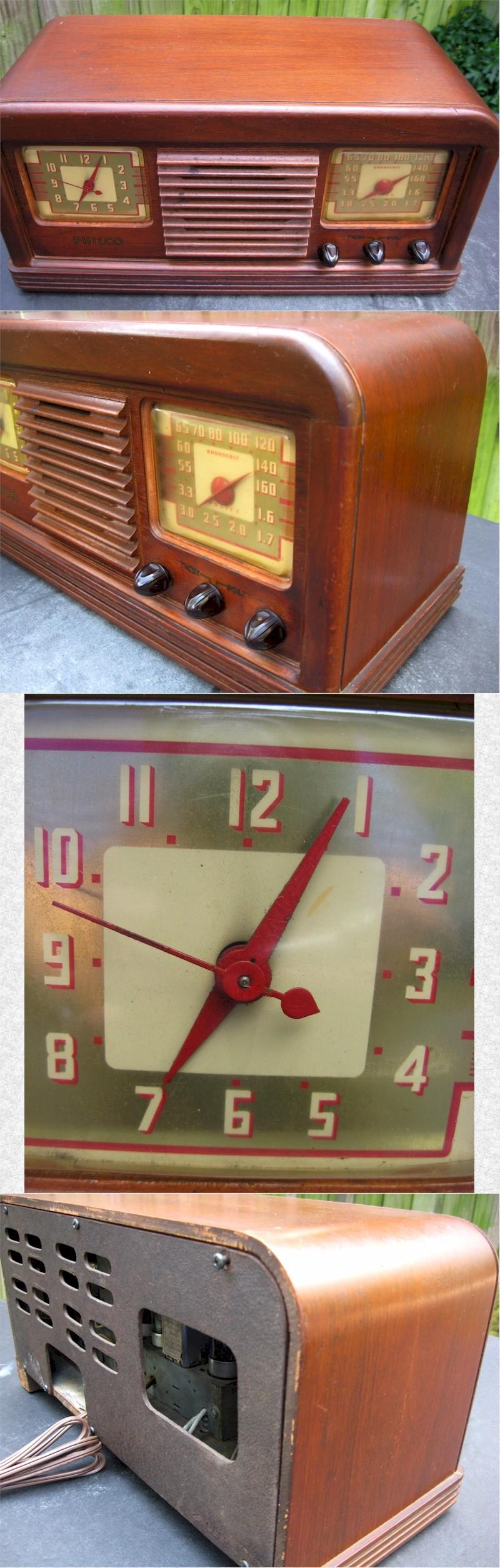 Philco 41-22CL Clock Radio (1941)