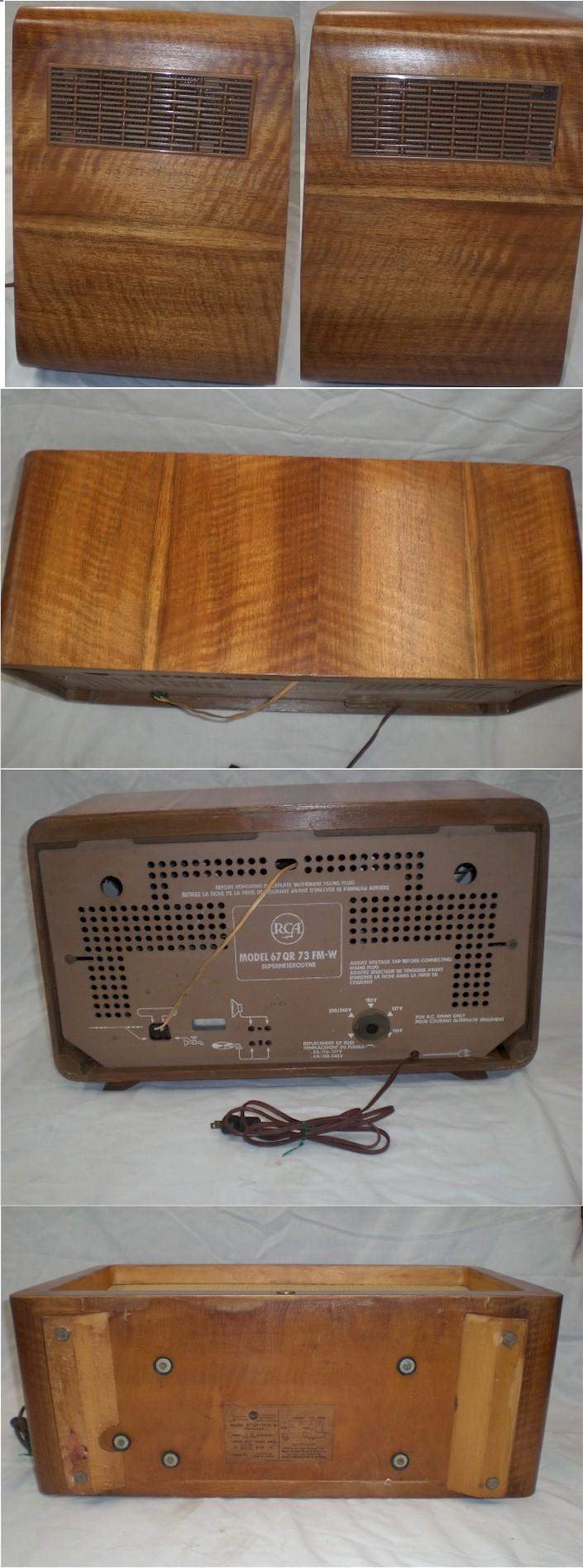 RCA (by Graetz) 67QR73-FM-W (1953)