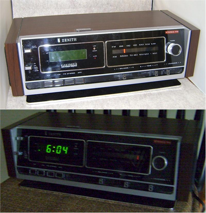 Zenith L480W AM/FM Stereo Clock Radio