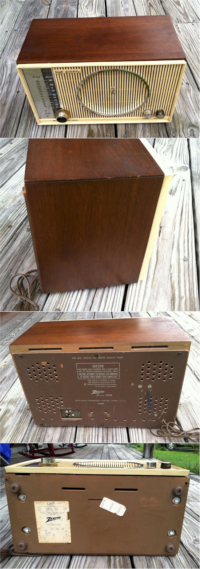 Zenith H845 AM/FM (1960)