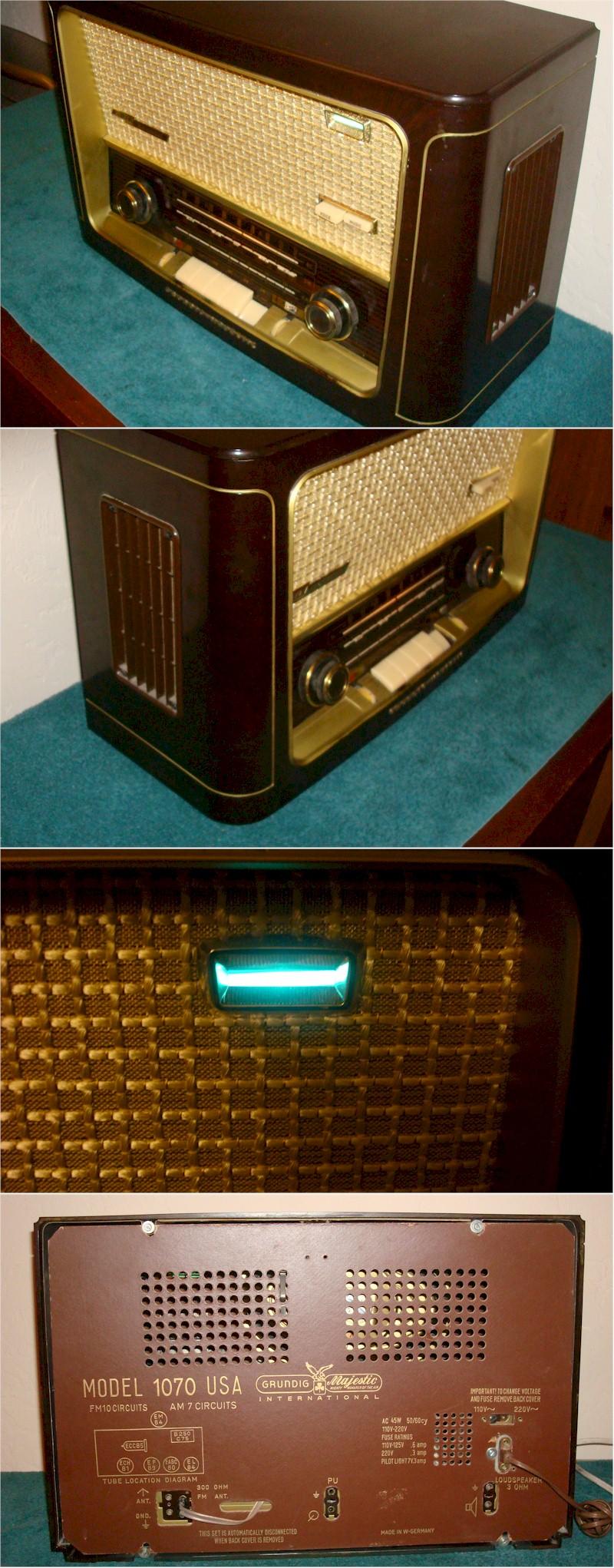 Grundig-Majestic 1070 USA (1958)