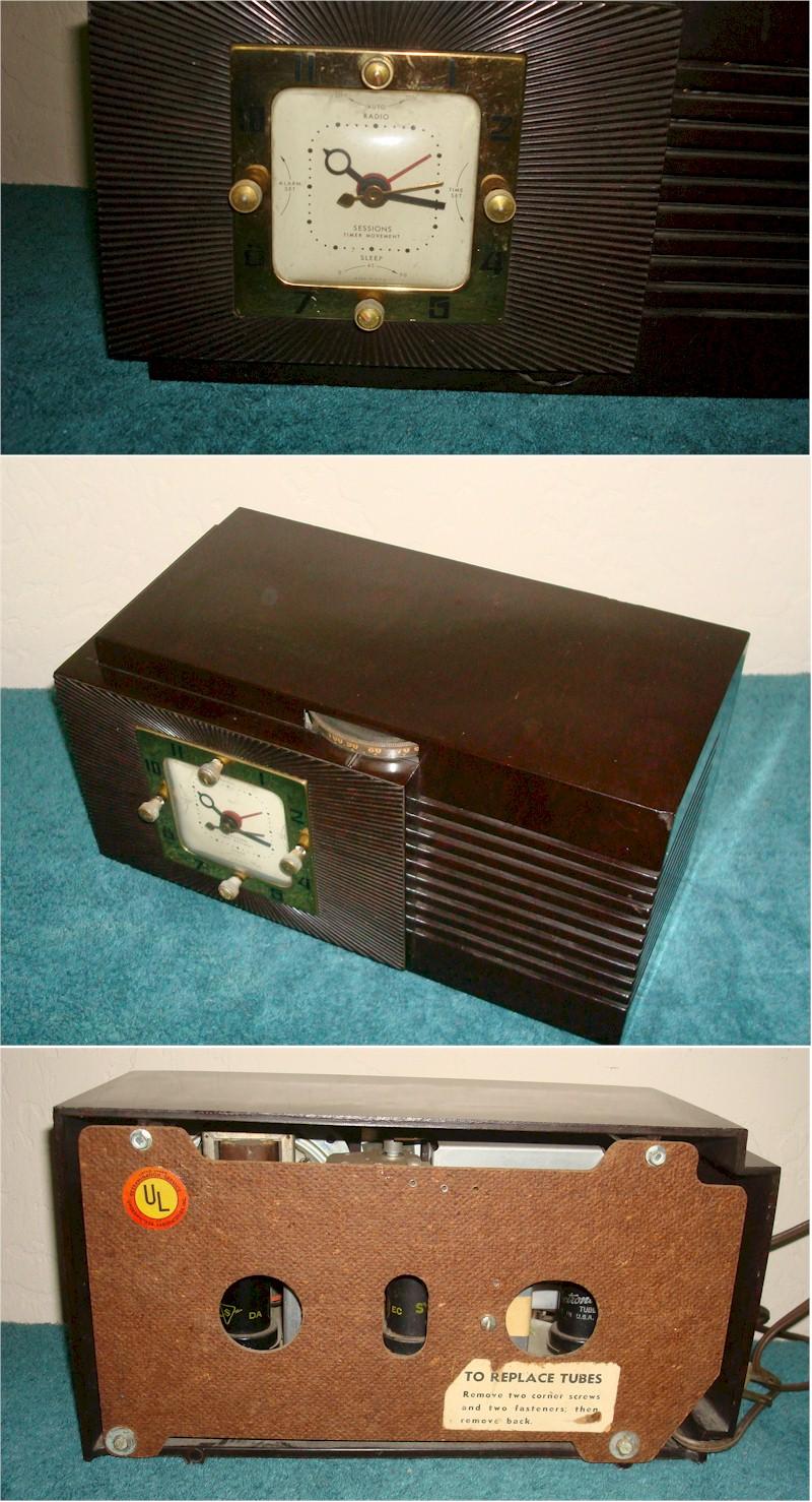 Telechron 8H67 Clock Radio (1948)