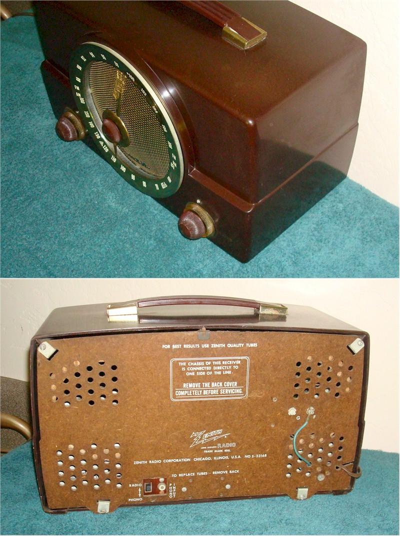 Zenith T825 AM/FM (1955)