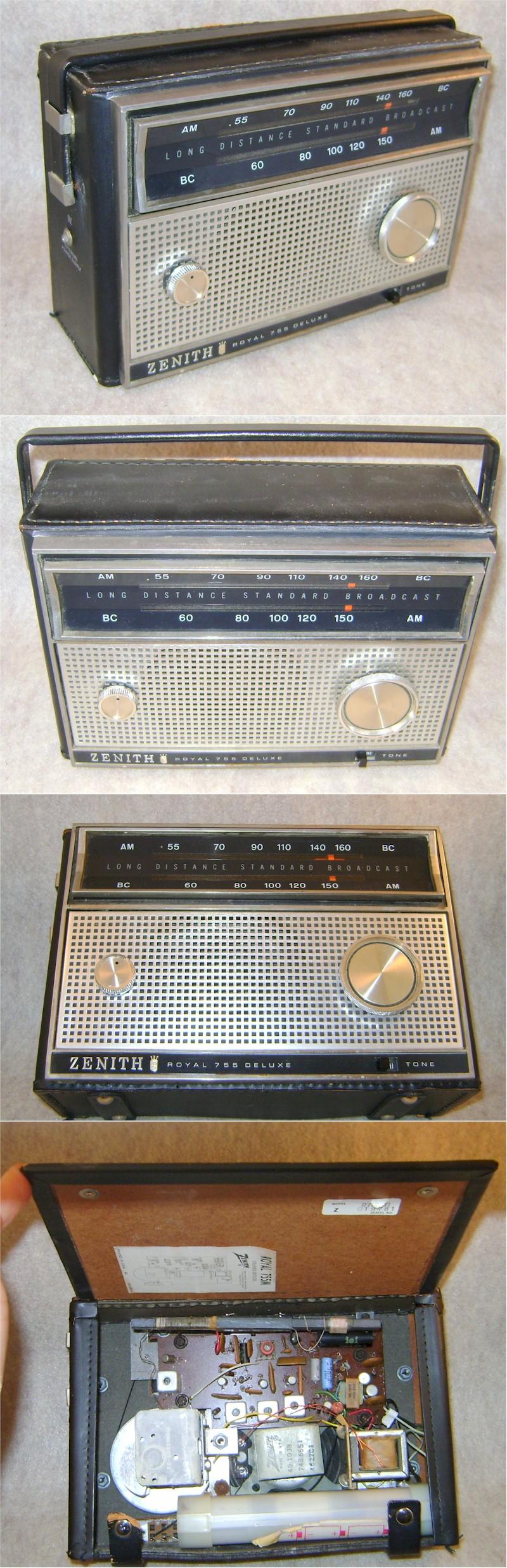 Zenith Royal 755M Leather Portable (1965)