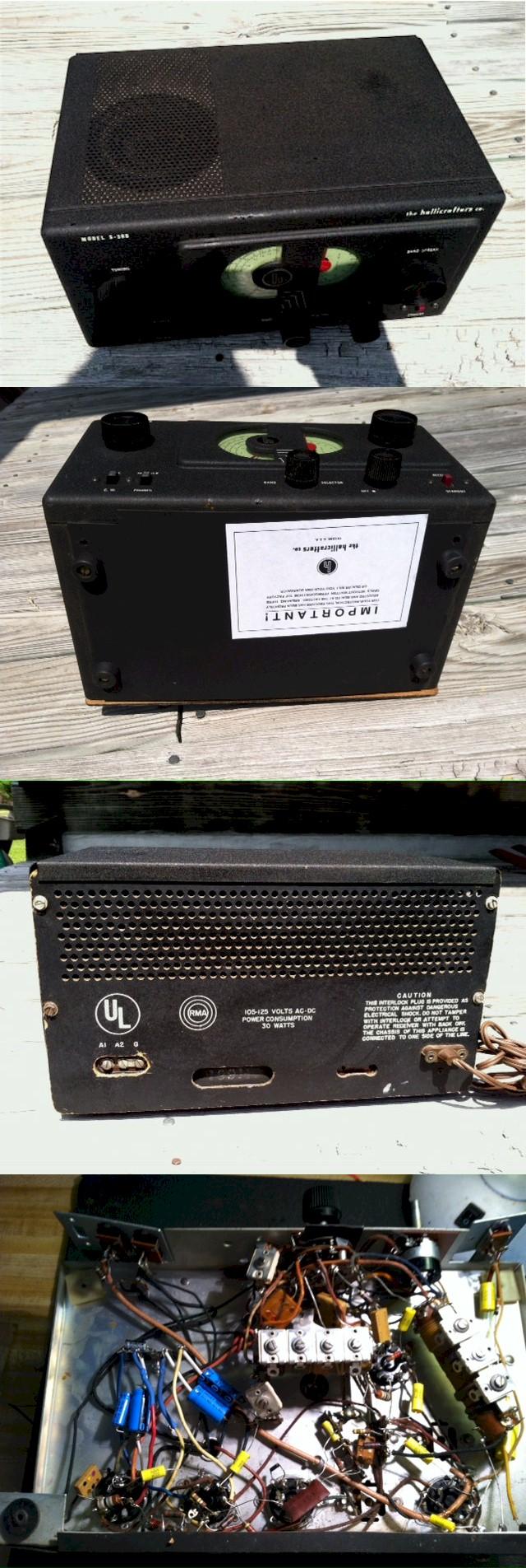 Hallicrafters S-38B Shortwave Receiver (1947-53)