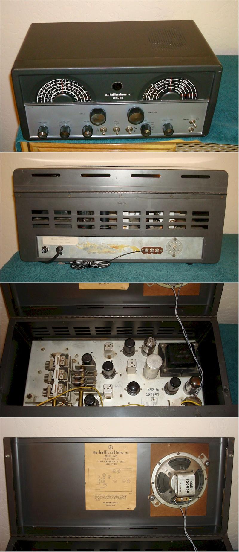 Hallicrafters S-85 Receiver (1954-1959)