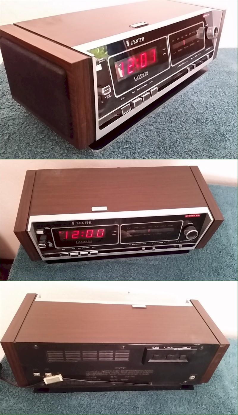 Zenith H480W Clock Radio (1970s)