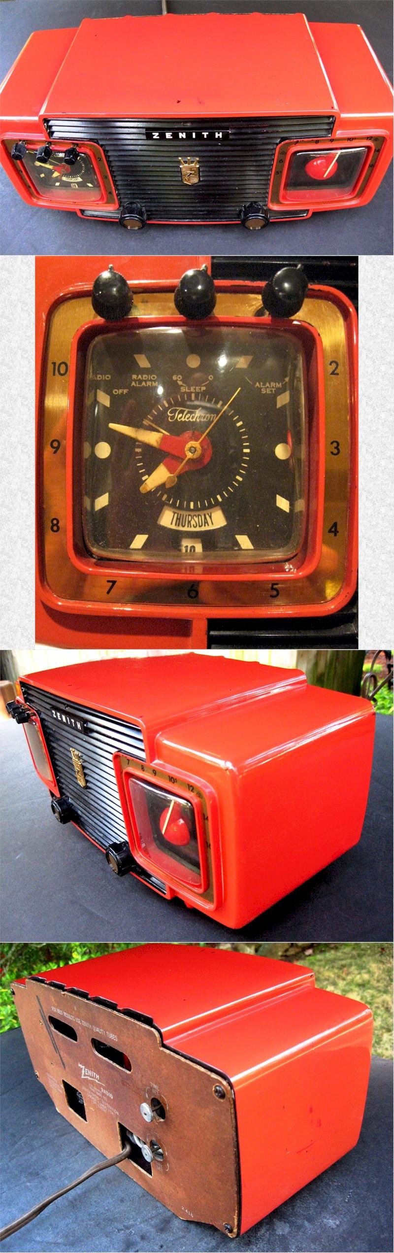 Zenith T522G Clock Radio (1954)