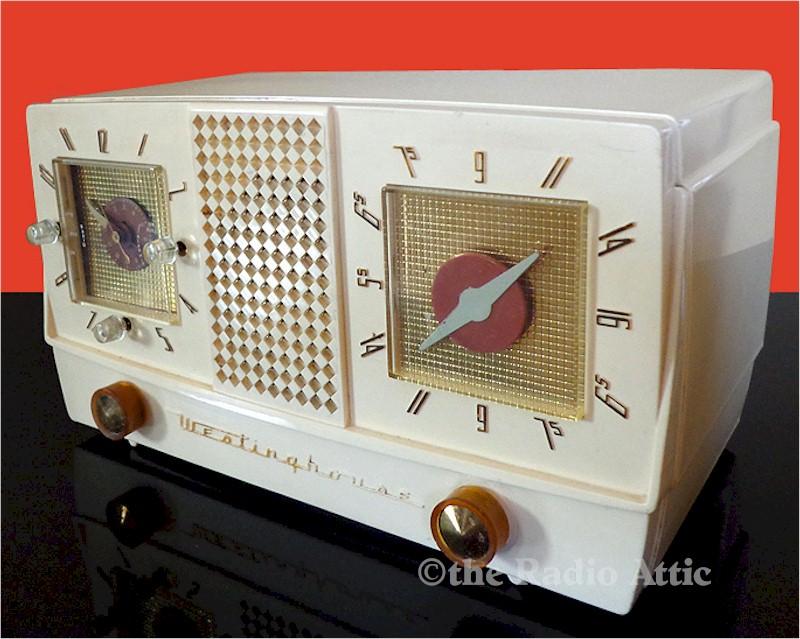 Westinghouse H-392T5 Clock Radio (1954)