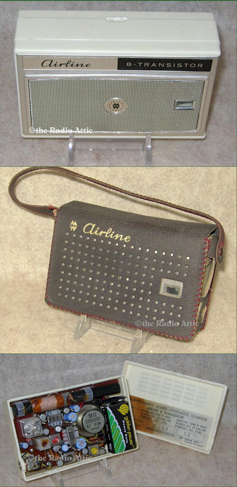 Airline GEN1176B Eight-Transistor Radio