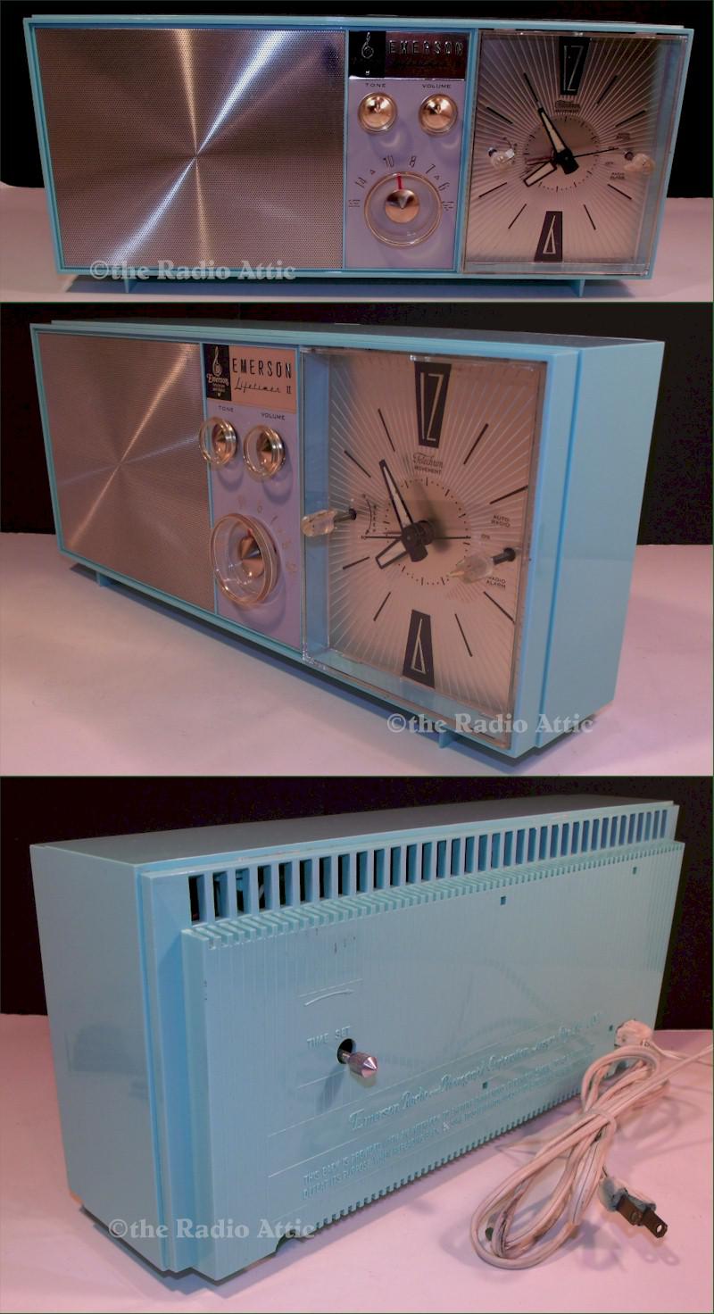 Emerson G1705 Clock Radio (1962)