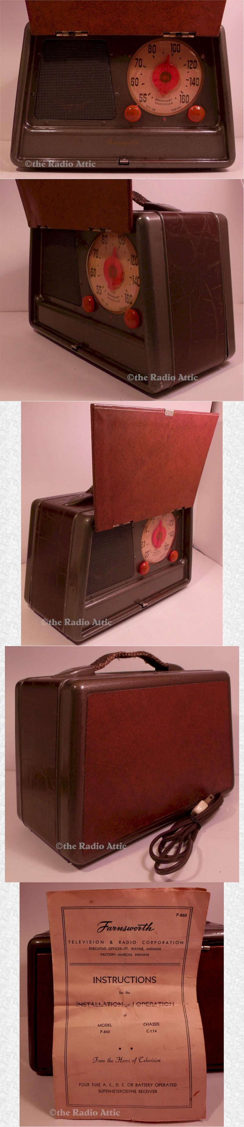 Farnsworth P-860 Lunchbox Portable (1950)