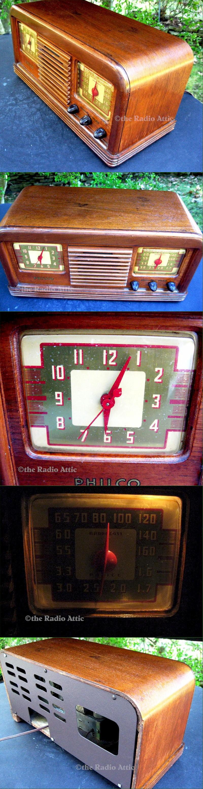 Philco 41-22CL Clock Radio (1941)