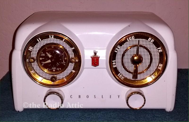 Crosley D25WE Clock Radio (1953)