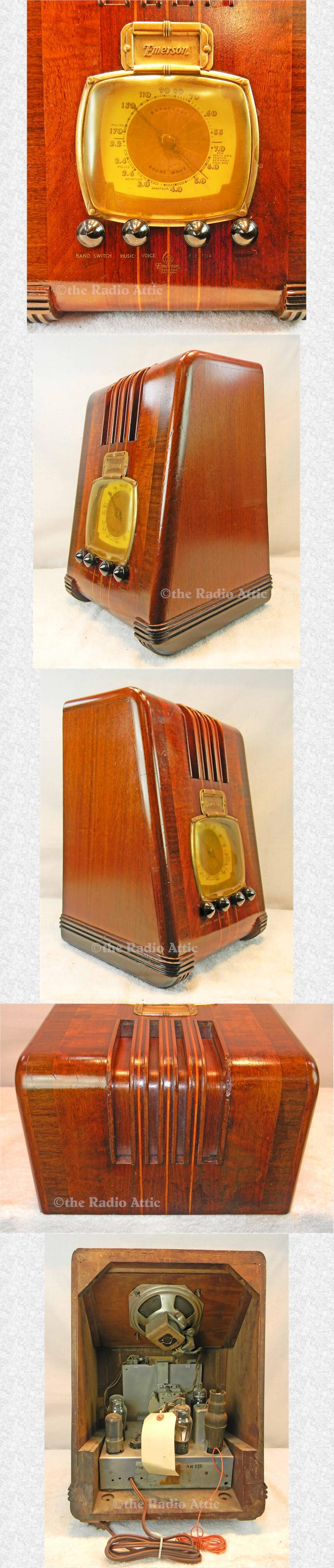 Emerson 176 w/Ingraham Cabinet (1938)