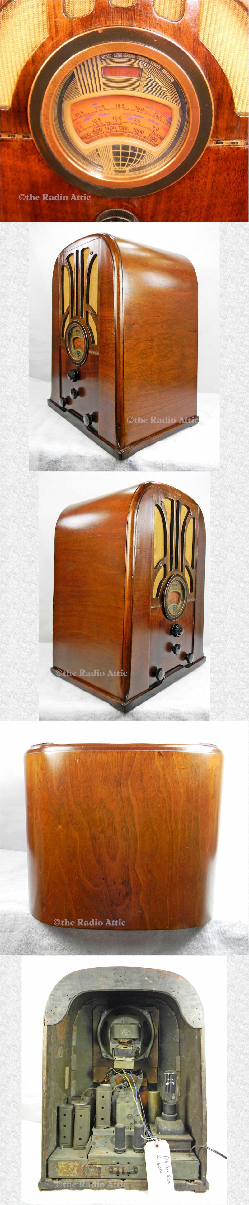 Philco 37-650 Tombstone (1937)