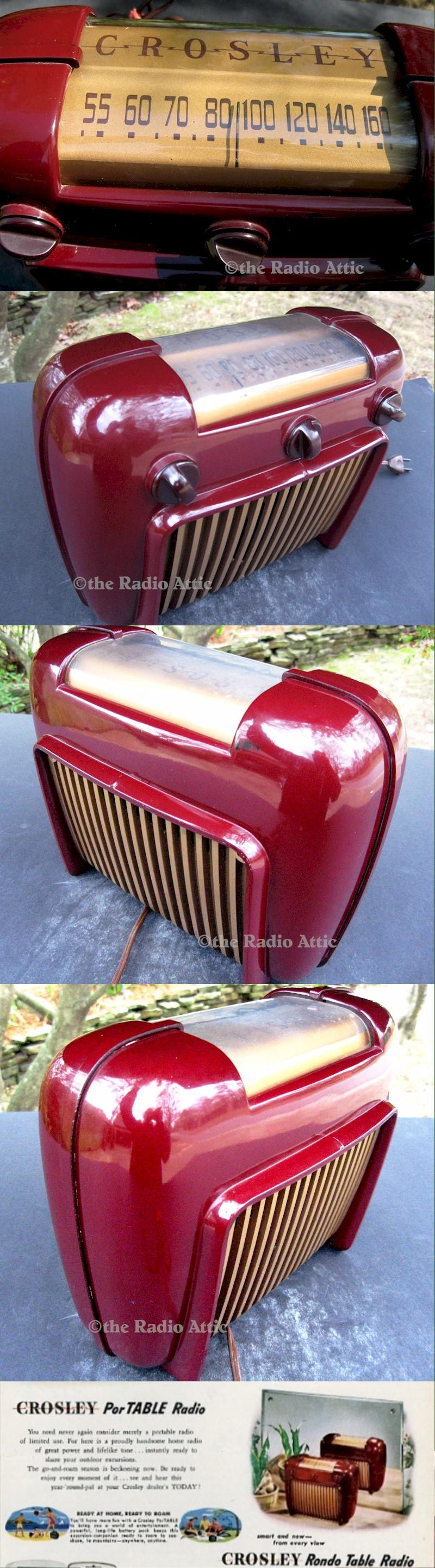 Crosley 56-TD "Duette" Portable (1947)