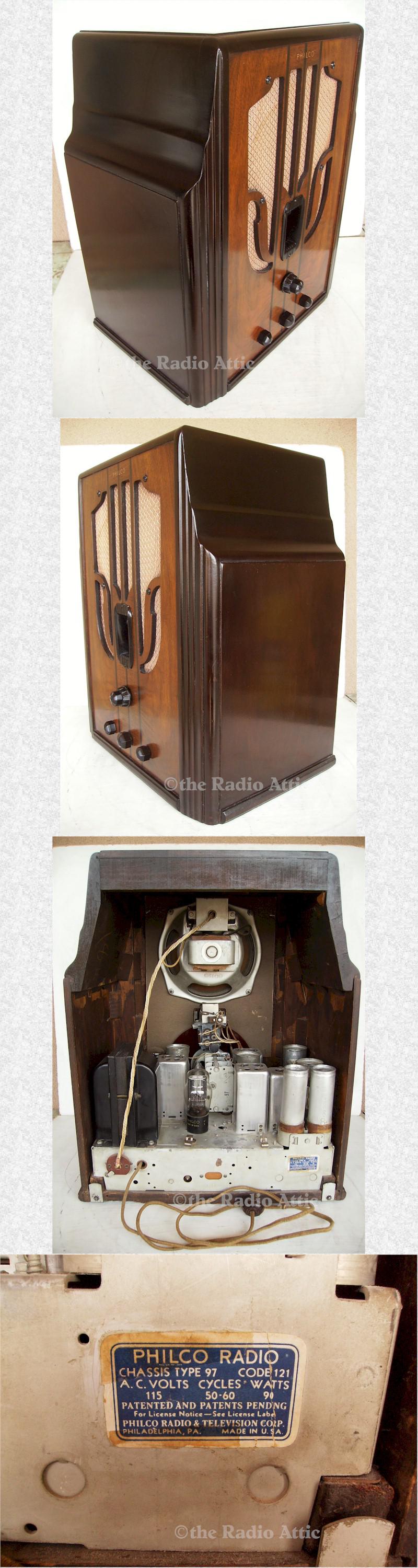 Philco 97 Tombstone