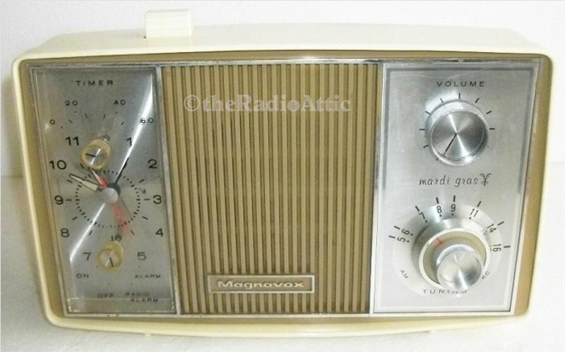 Magnavox Mardi Gras Clock Radio (1960s)