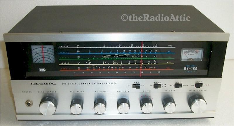 Realistic DX-160 Shortwave Receiver (1975-80)